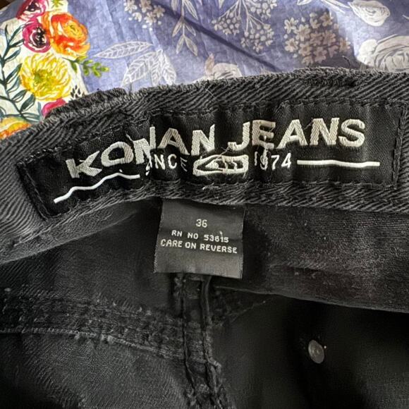 Vintage mens koman jean shorts - Picture 6 of 8